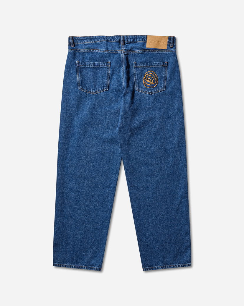 Дънки OpéraSPORT Rose Straight Denim Pants Синьо | K1FW25  5