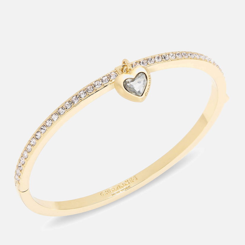 Гривна Coach Heart Charm Bangle Металик | 37422737GLD111