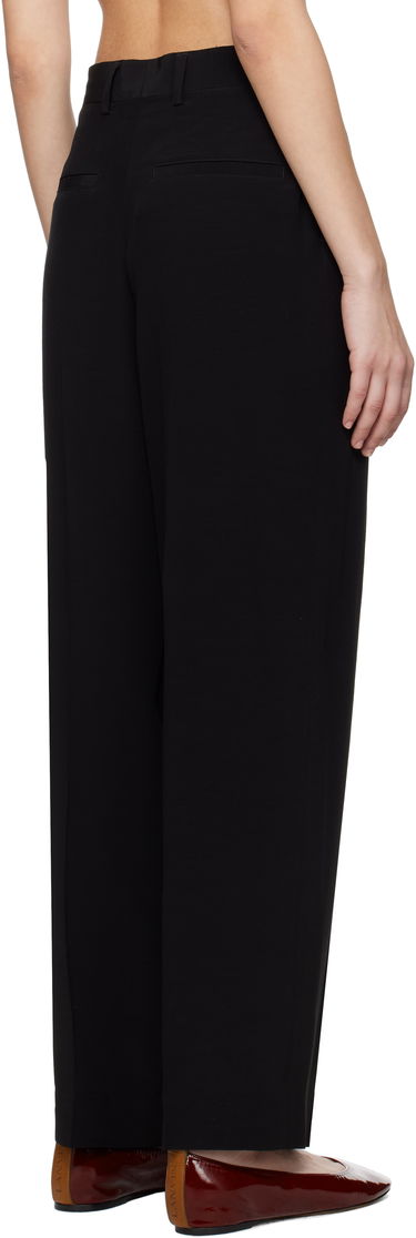 Панталони TOTEME TOTEME Double-Pleat Straight Trousers Черно | 252-WRB0289-FB0378, 2