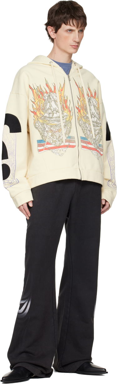 Суитчър Who Decides War Engulfed Memories Zip Up Hoodie Бежово | 1110140018FW25, 3