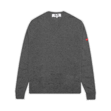 Пуловер Comme des Garçons PLAY Small Heart Crewneck Сиво | AZ N040 051 3, 0