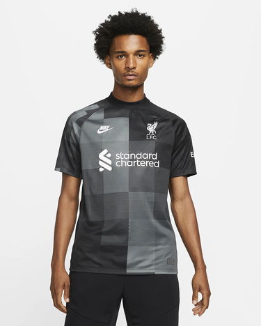 Фланелка Nike Liverpool F.C. 2021/22 Stadium Goalkeeper Football Jersey Черно | DB2559-011, 0