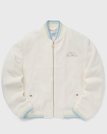 Яке бомбър Casablanca MAISON PASTELLE EMBROIDERED BOMBER JACKET Бежово | MPF24-OT-102-01, 0