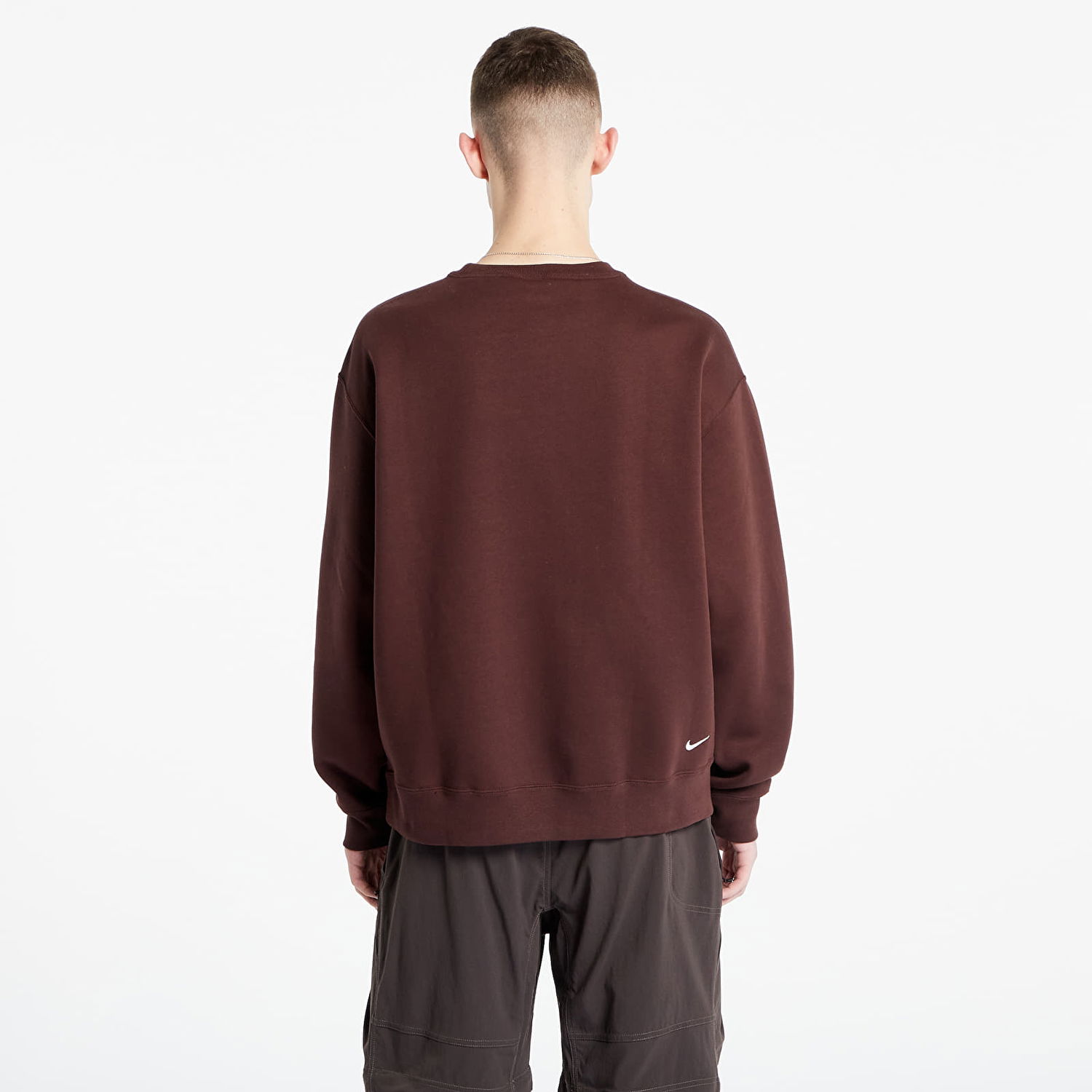 Суитчър Nike ACG Therma-FIT Fleece Crew Sweatshirt Бургунди | DX9611-227, 1