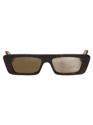 Слънчеви очила Gucci Tortoiseshell Rectangular Черно | GG1331S-003