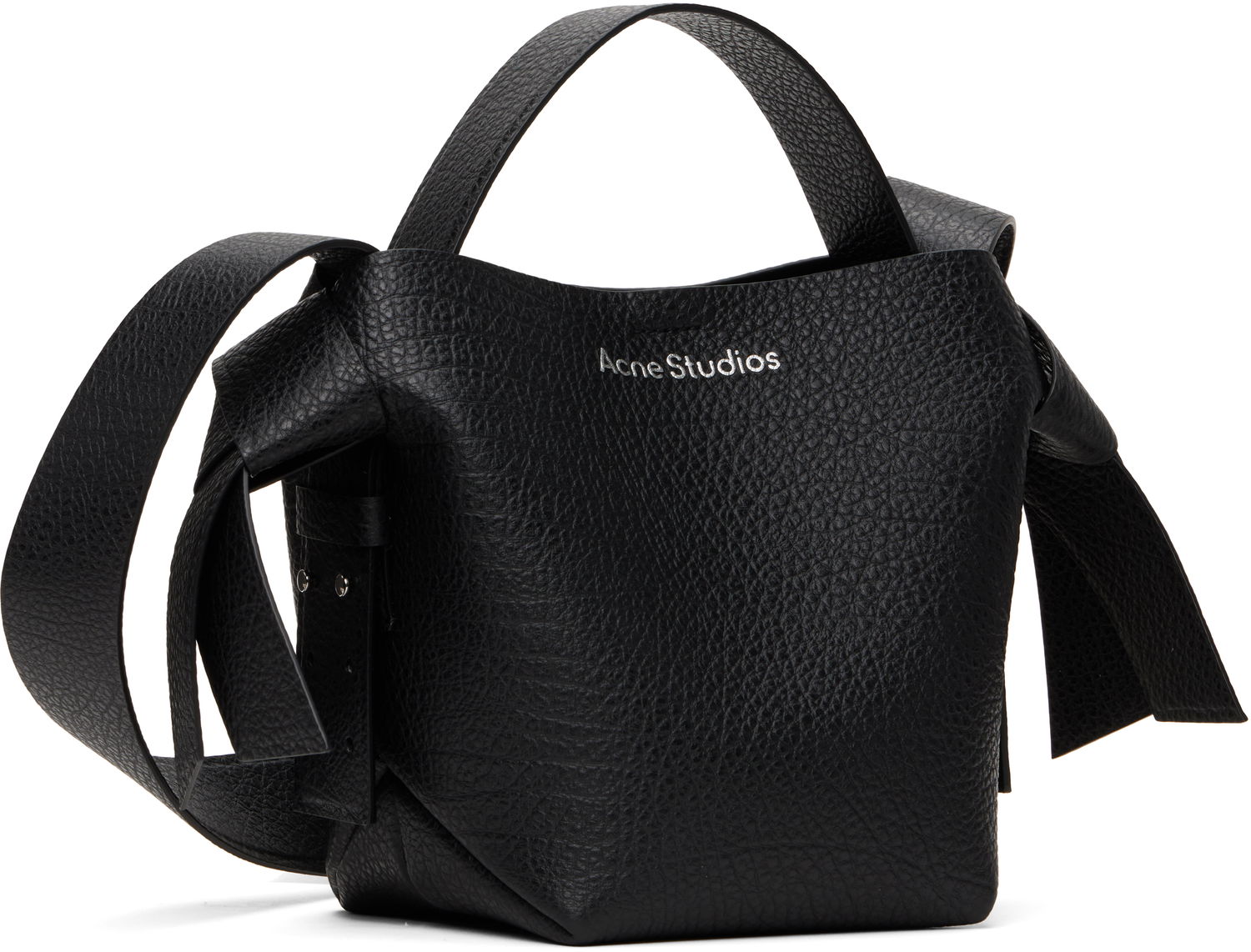 Дамска чанта Acne Studios Musubi Mini Shoulder Bag Черно | A10409-, 1