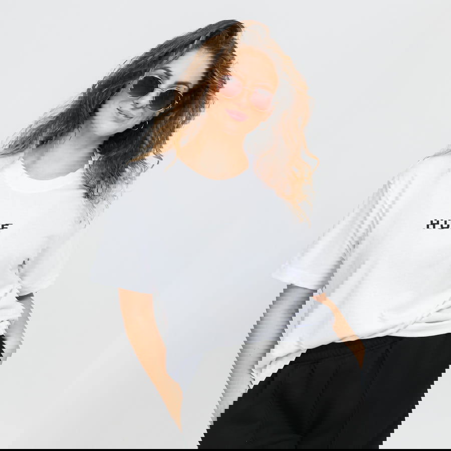 Тениска HUF OG Logo Relax Tee Бяло | WTS0009 WHITE, 0