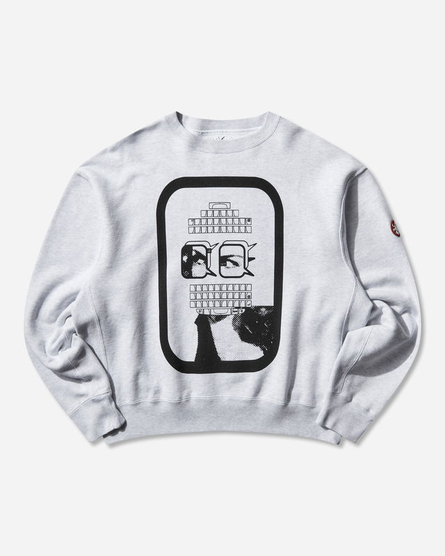 Screen Graphic Crewneck Sweatshirt