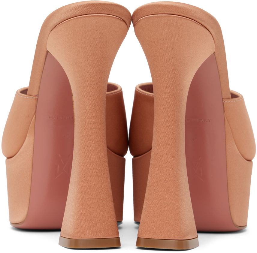 Аксесоари Amina Muaddi Amina Muaddi Dalida Heeled Sandals Розово | DALIDA SLIPPER, 1
