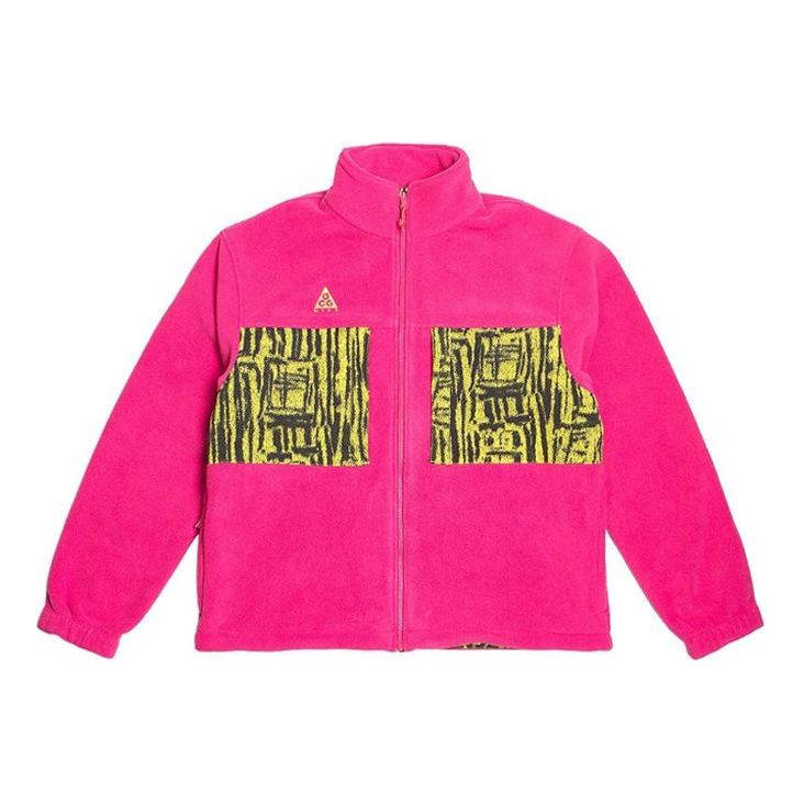 Яке Nike ACG ACG Printing Splicing Fleece Jacket Розово | BQ3446-666