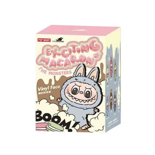 Колекционерско POP MART Labubu The Monsters Tasty Macarons Vinyl Plush Pendant Многоцветен | LABUBUMON, 0