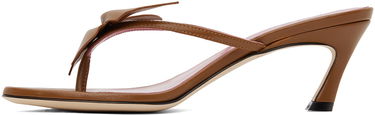 Грижа за обувките Blumarine Blumarine Butterfly 119 Heeled Sandals Кафяво | 6A4529P0062S3168, 2