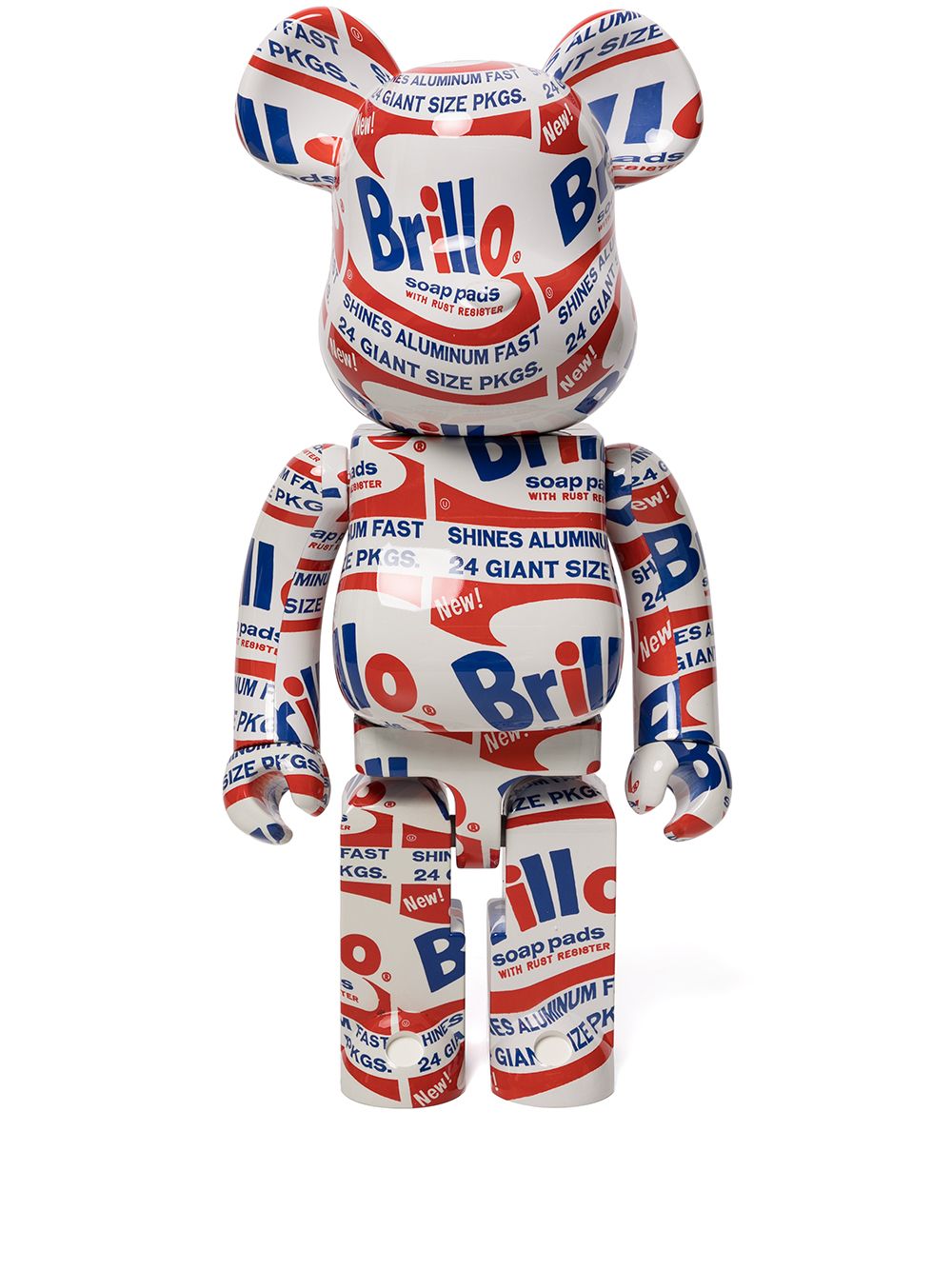 Колекционерско Medicom Toy Andy Warhol Brillo 1000% Be@rbrick figurine - Red Многоцветен | BERBRICKANDYWARHOLBRILLO100016727947, 0