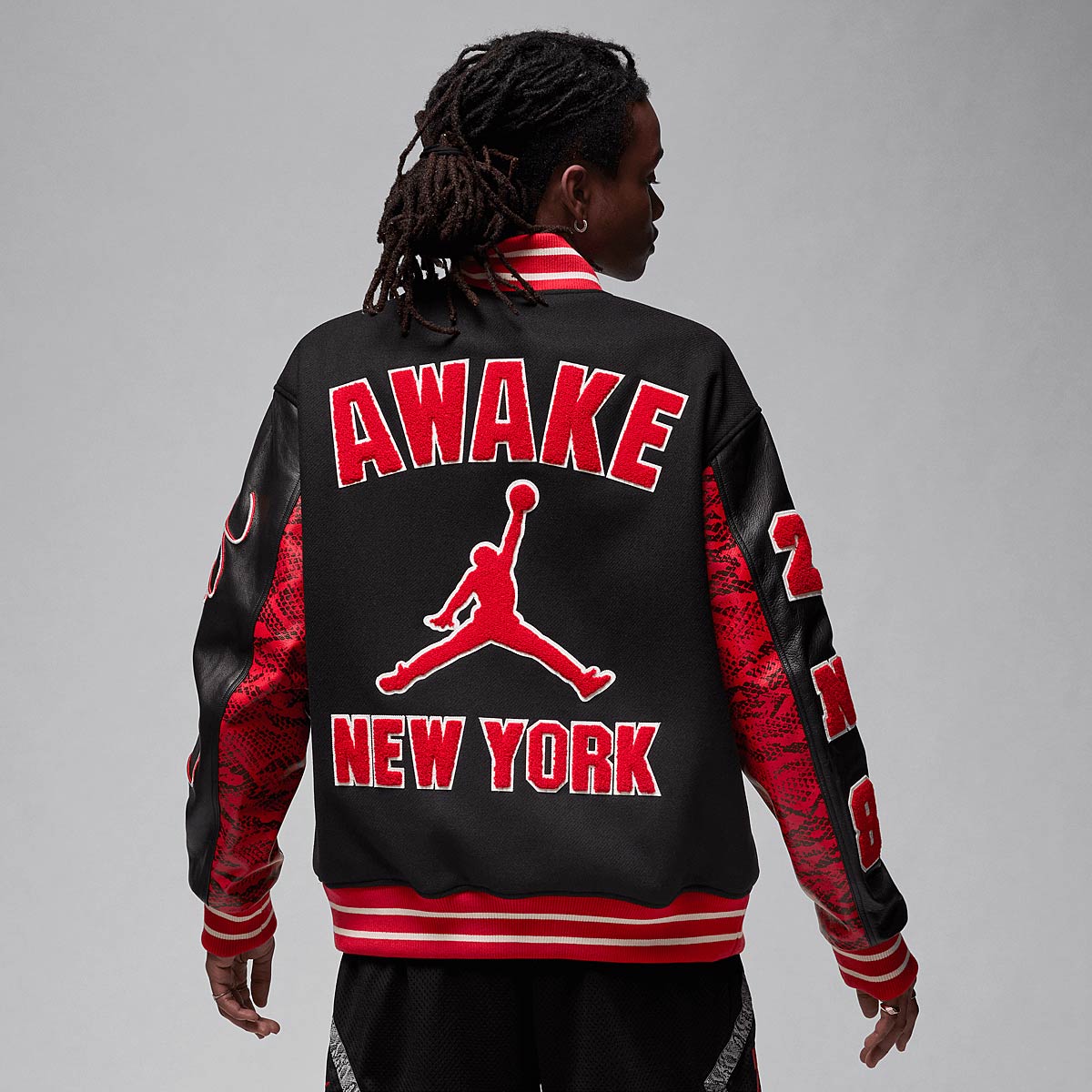 Яке Jordan AWAKE x VARSITY JACKET Черно | FQ5439-657, 0