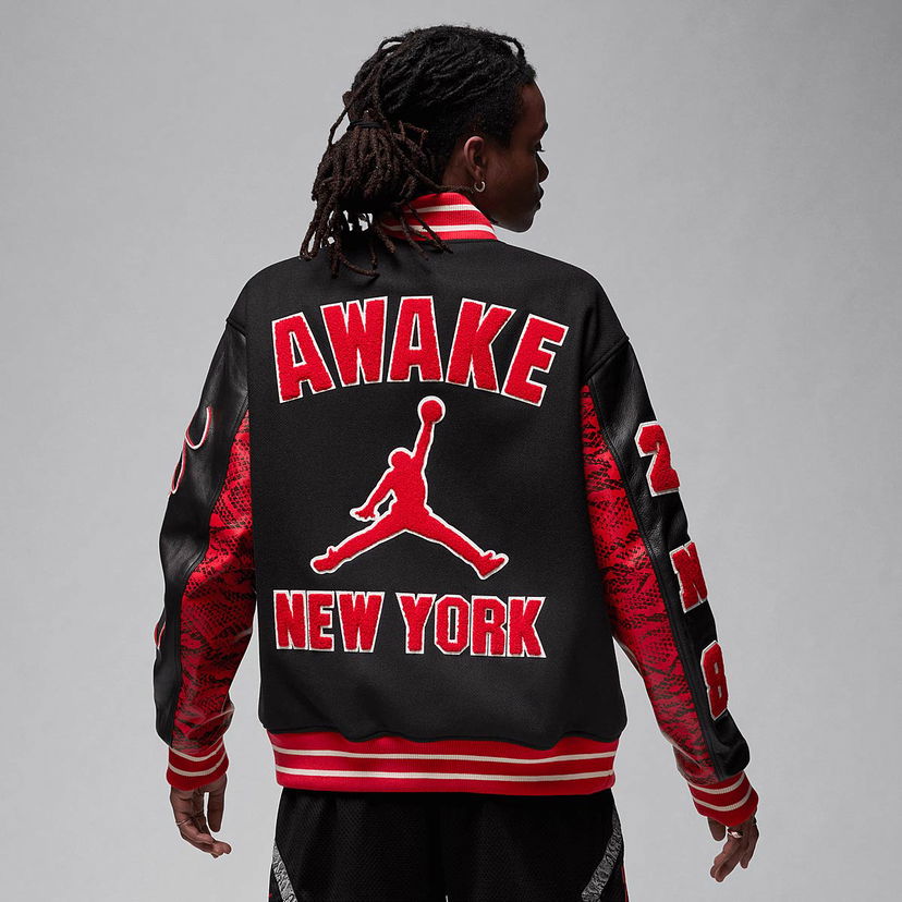 Яке Jordan AWAKE x VARSITY JACKET Черно | FQ5439-657