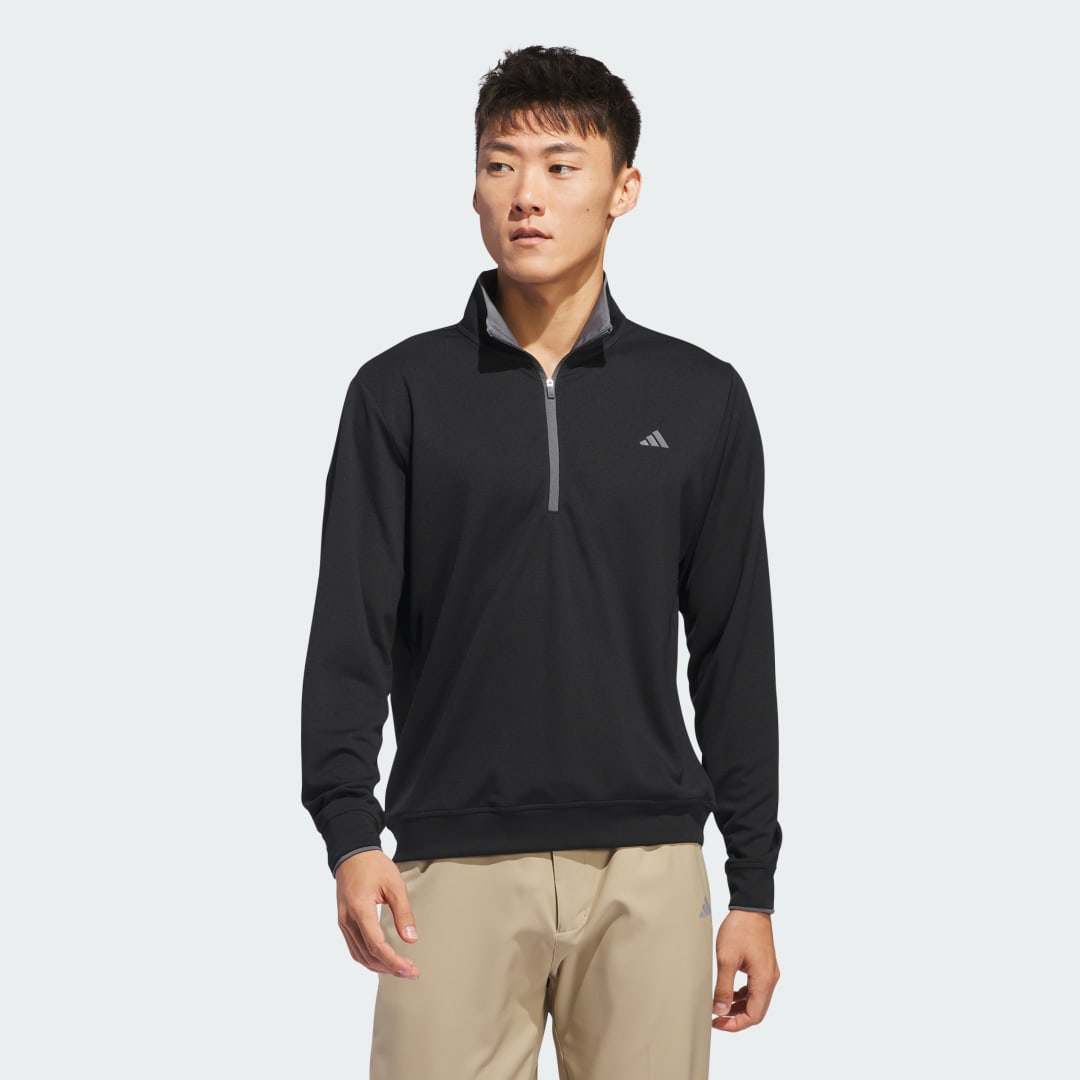 Суитчър adidas Performance Lightweight Half-Zip Top Черно | IU4514, 0