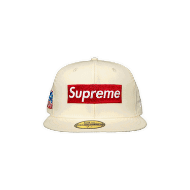 Шапка с козирка Supreme World Famous Box Logo New Era 'Purple' Бяло | FW20H77 WHITE, 0