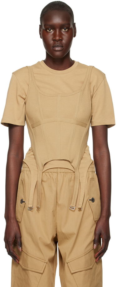 Потник Dion Lee Combat Corset Tank Top Бежово | C3095R23, 0