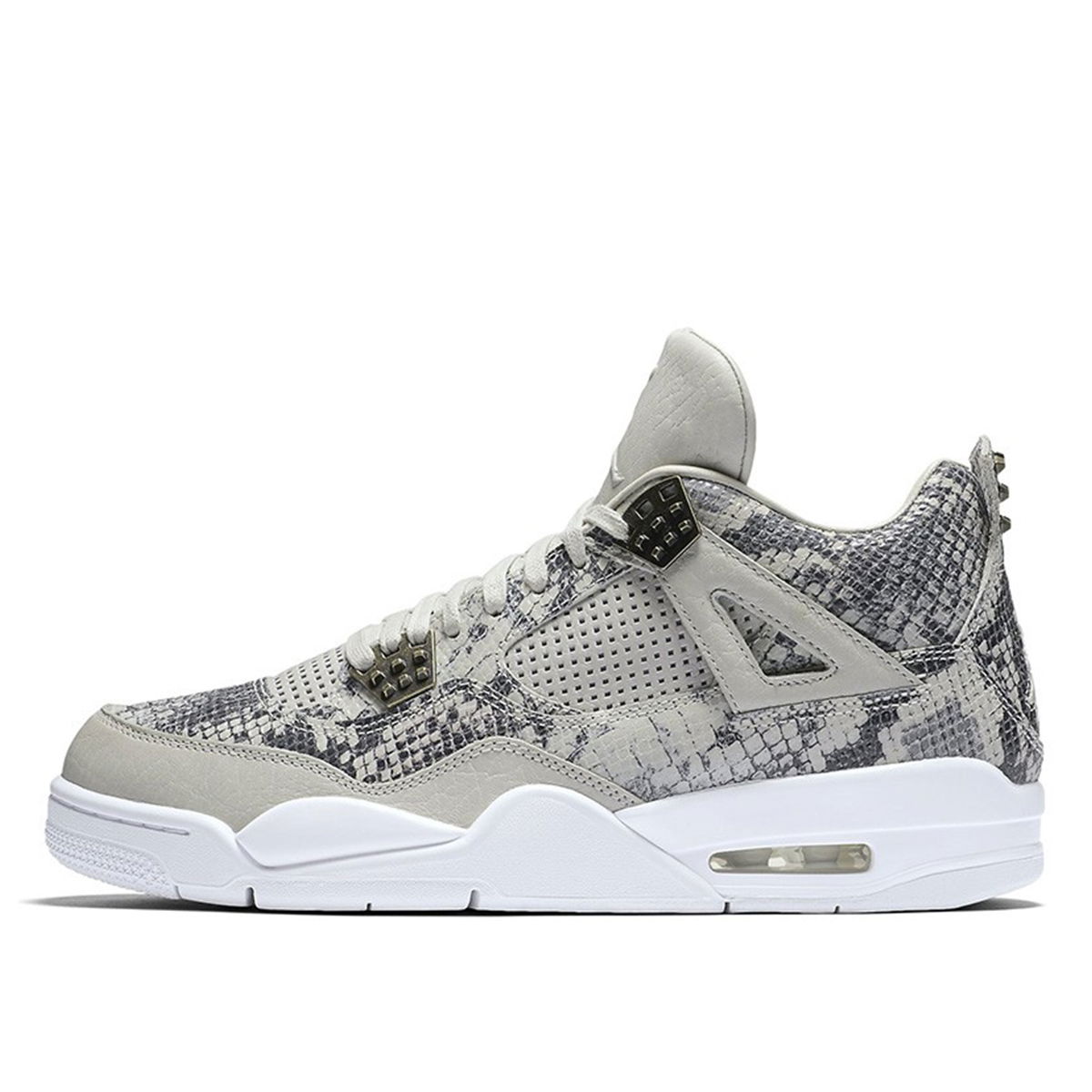Кецове и обувки Jordan Air Jordan 4 Retro Snakeskin Сиво | 819139-030, 1
