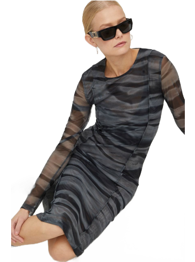 Pокля Samsoe Samsoe Josie Dress Сиво | F22300114