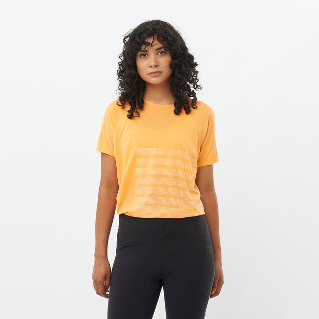 Тениска Salomon Aero Graphic T-Shirt Оранжево
 | LC2696800, 0