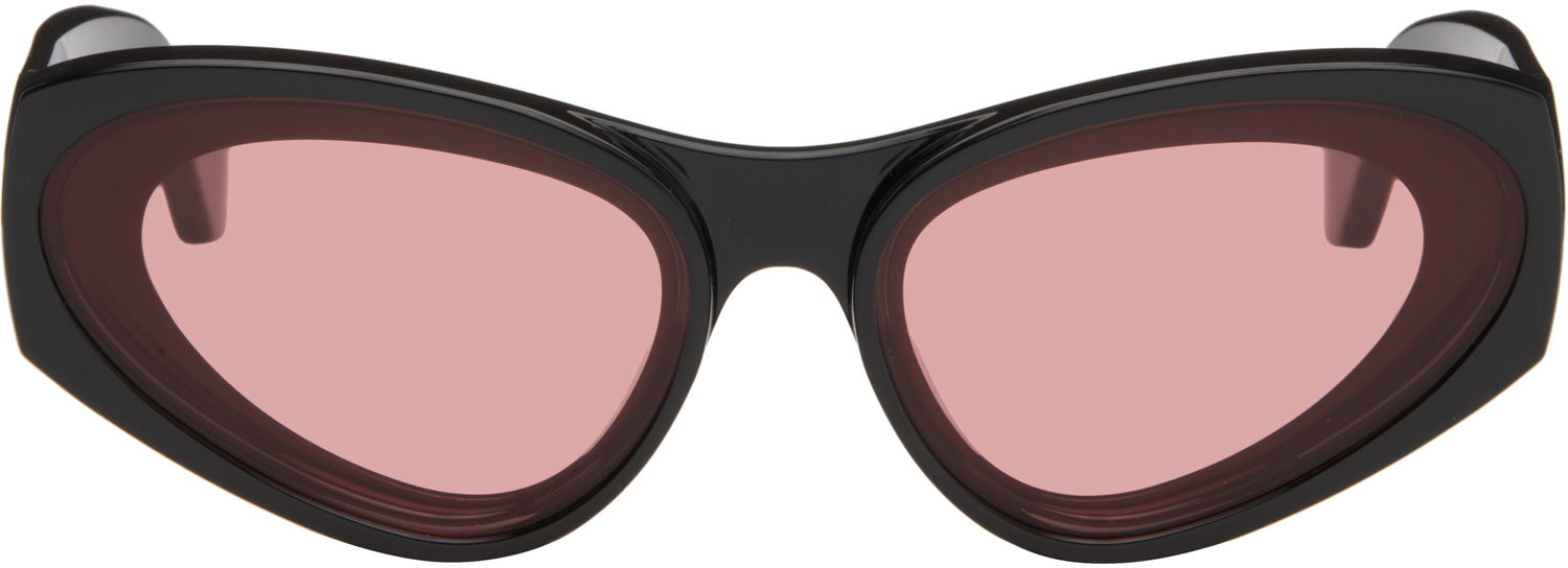 Слънчеви очила Loewe Paula's Ibiza Goggle Cat-Eye Sunglasses Черно | LW40171UW6201V 192337236112, 0