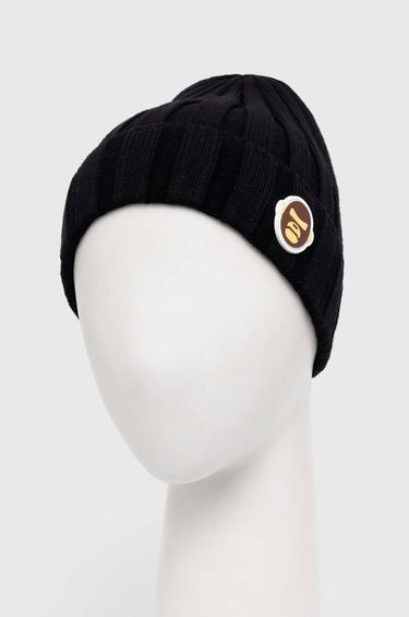 Шапка AAPE by A Bathing Ape AAPE Basic "Aldo" Badge Beanie Черно | AHT5245, 2