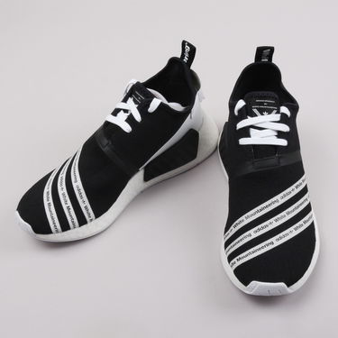 Кецове и обувки adidas Originals White Mountaineering x NMD_R2 Primeknit ''Core Black'' Черно | CG3648, 2