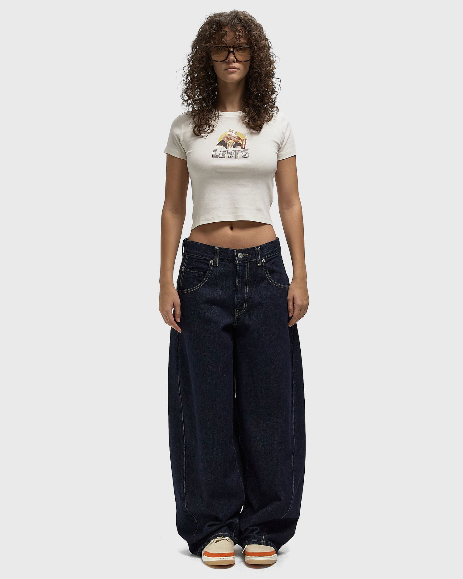 Тениска Levi's Essential Sporty Cowboy Graphic T-Shirt Бяло | A8798-0059, 1