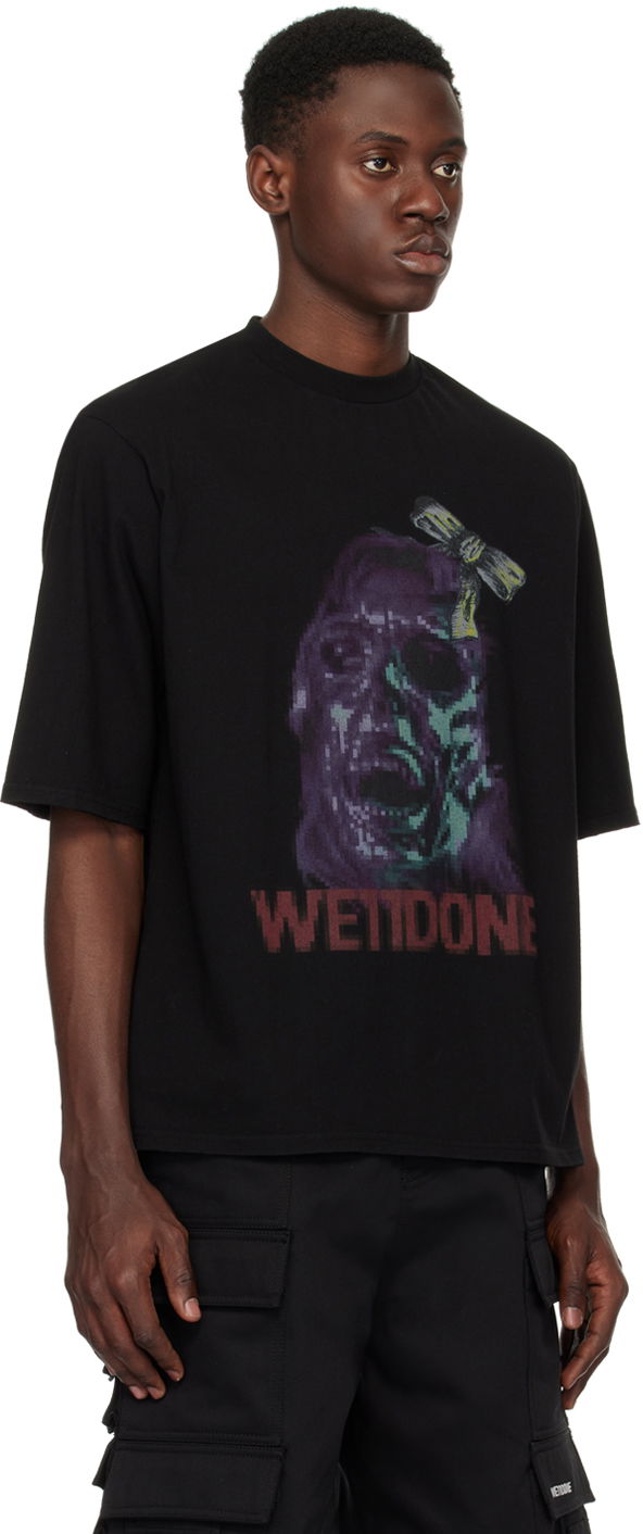 Тениска We11done We11done Graphic Print T-Shirt Черно | WD-TT1-24-743-U-BK, 1