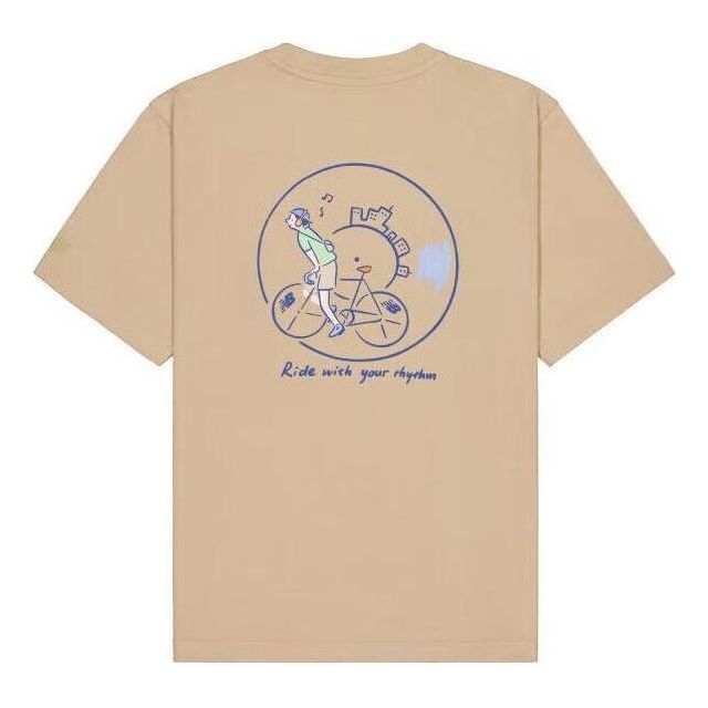 Тениска New Balance 'Ride With Your Rhythm' Graphic T-Shirt Бежово | NEE26011-LB, 0