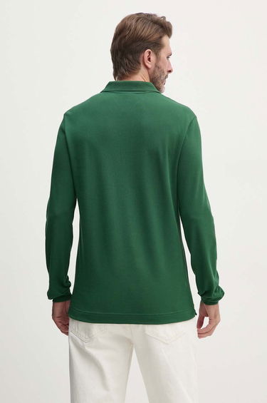 Поло тениска Lacoste Long Sleeve Polo Зелено | PH4013, 2