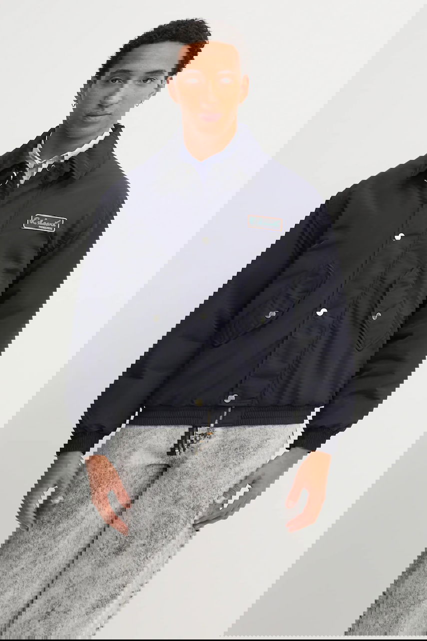 Яке бомбър Lacoste Padded Bomber Jacket with Collar and Chest Patch Тъмно синьо | BH5167, 0
