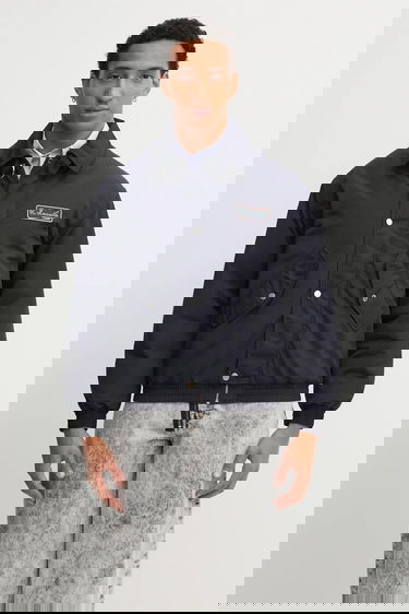 Яке бомбър Lacoste Padded Bomber Jacket with Collar and Chest Patch Тъмно синьо | BH5167, 0