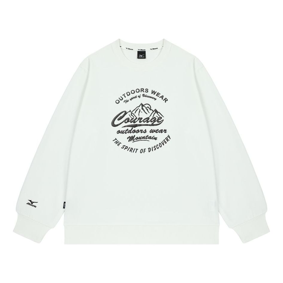 Суитчър Mizuno Courage Logo Graphic Sweatshirt Бяло | A2CA2A69, 0