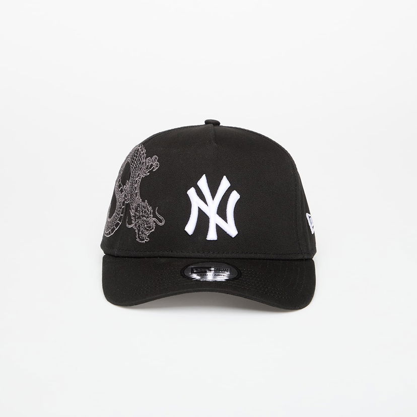 Шапка с козирка New Era New York Yankees 9FORTY A-Frame Icon Adjustable Cap Черно | 60691253