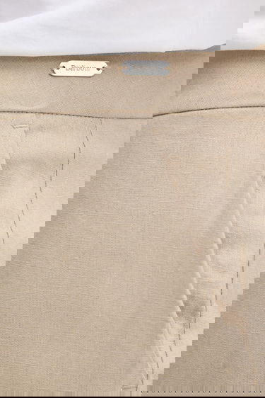 Панталони Barbour Barbour Lucy High-Waisted Wide-Leg Linen-Blend Trousers Бежово | LTR0384, 3