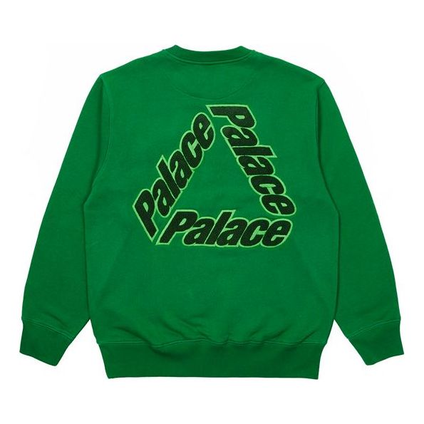 Суитчър Palace Alphabet Logo Pattern Sweatshirt Зелено | P20CS011