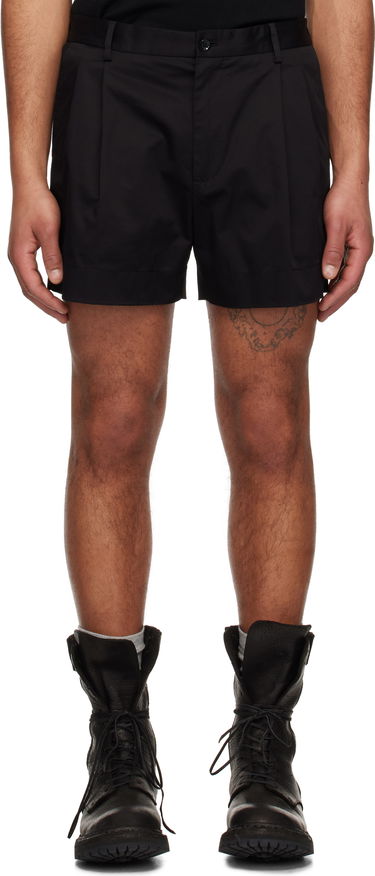 Къси панталони Dolce & Gabbana Dolce&Gabbana Cotton Gabardine Shorts Черно | GP0X9TFUFNV, 0