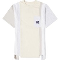 Тениска Needles 7 Cuts T-Shirt Бяло | MR612-IVR, 1