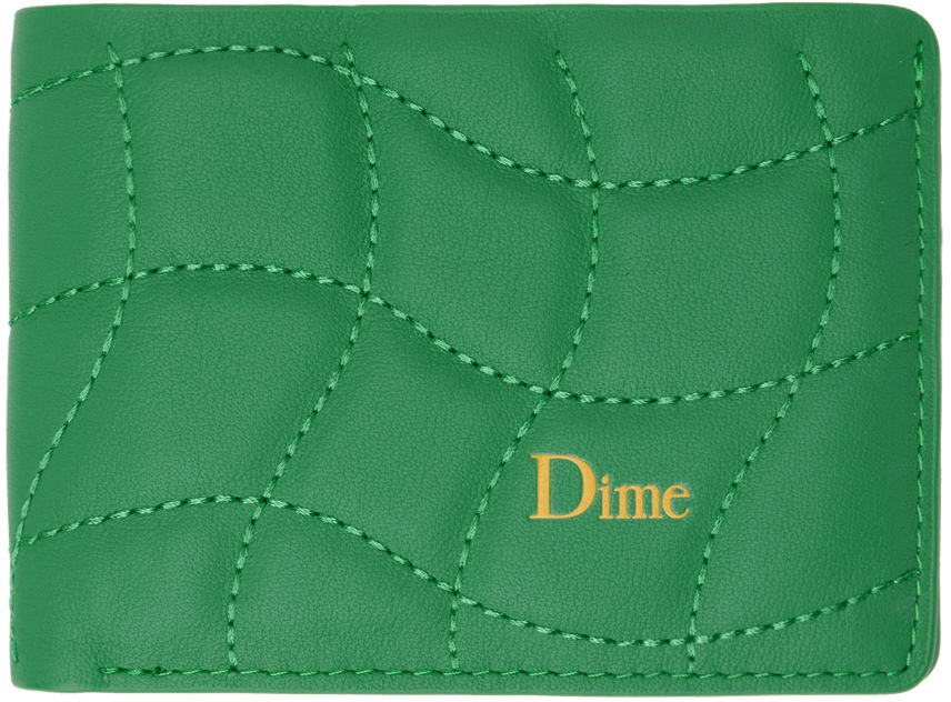 Портфейл Dime Quilted Bifold Wallet Зелено | DIME23D2F45GRA, 0