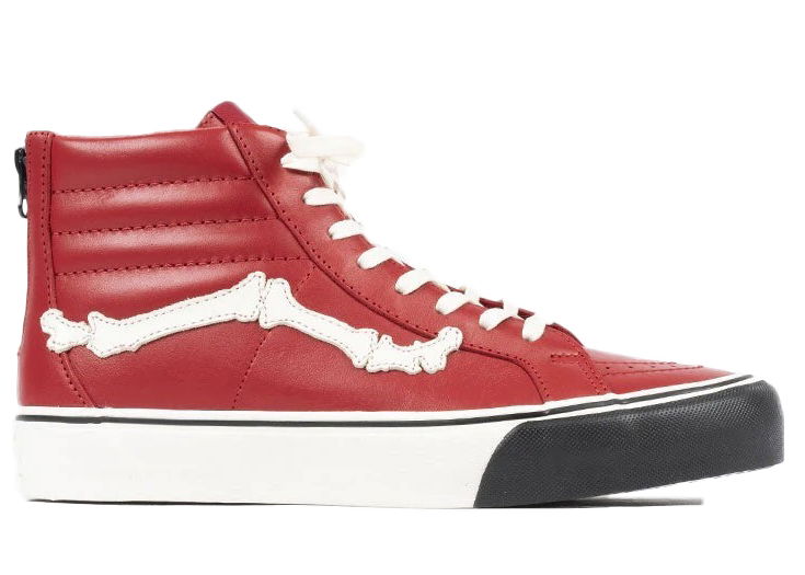 Кецове и обувки Vans Sk8-Hi Reissue Zip Blends Bones Chili Pepper Червено | VN0000SPE01, 0