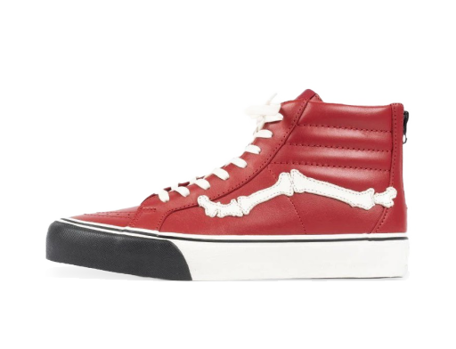 Скеитбординг Vans Sk8-Hi Reissue Zip Blends Bones Chili Pepper Червено | VN0000SPE01