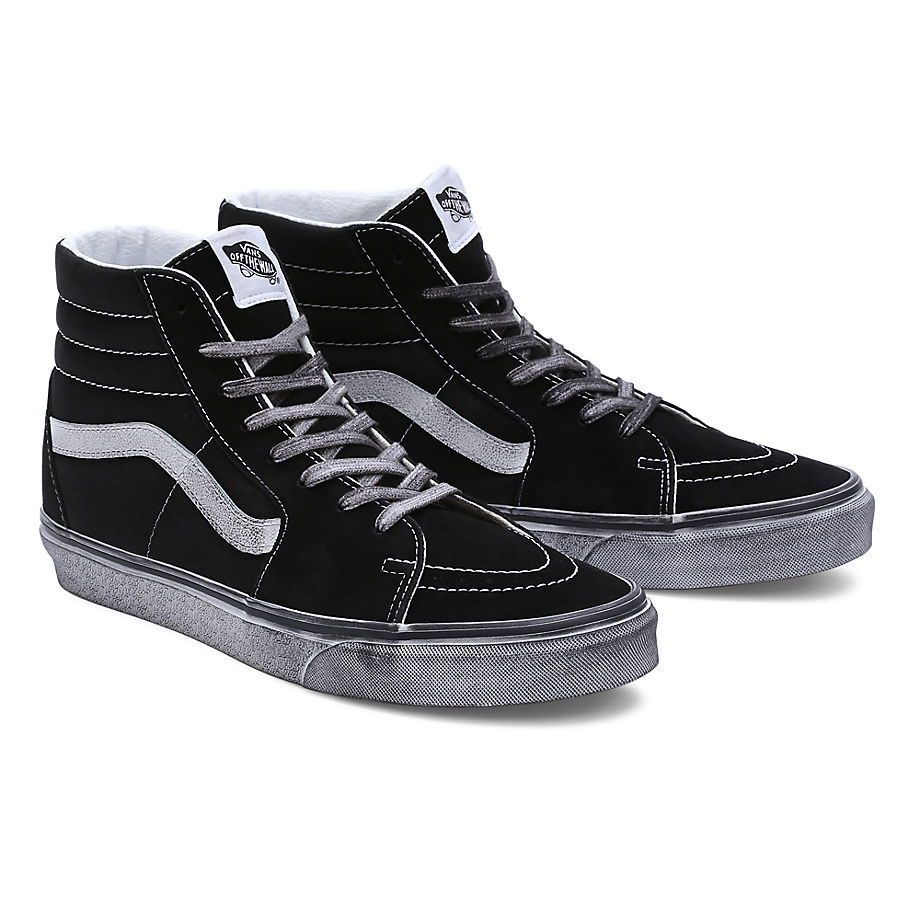 Кецове и обувки Vans Chaussures Stressed Sk8-hi Черно | VN0007NSMCG, 0