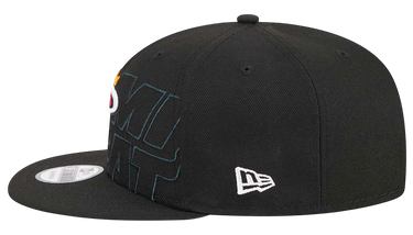 Шапка с козирка New Era Miami Heat 2023 Draft 9Fifty Snapback Cap Черно | 60360920-60360920, 3