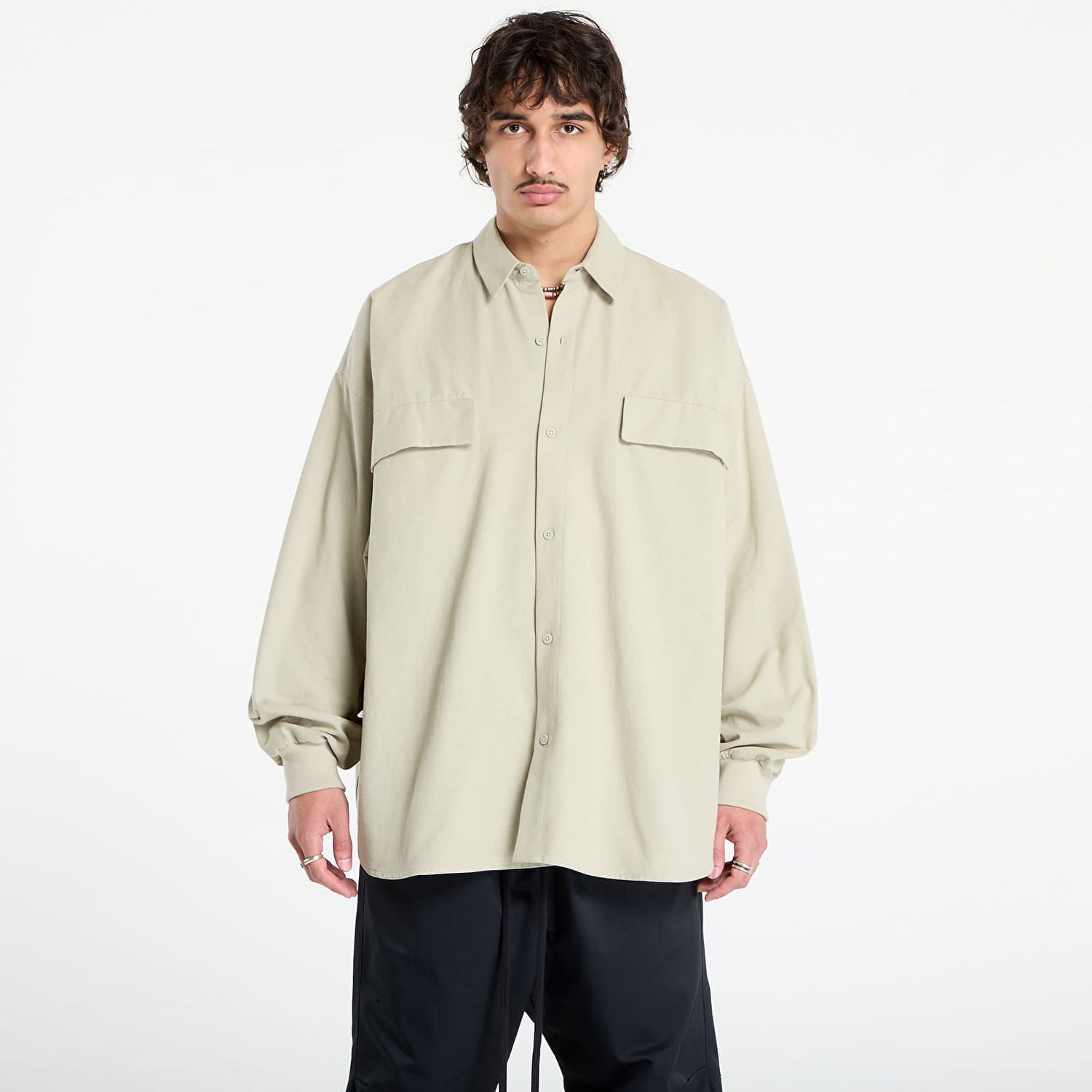 Риза Fear of God Fear of God Essentials Oxford Shirt Бежово | 186SP254426F-659, 0