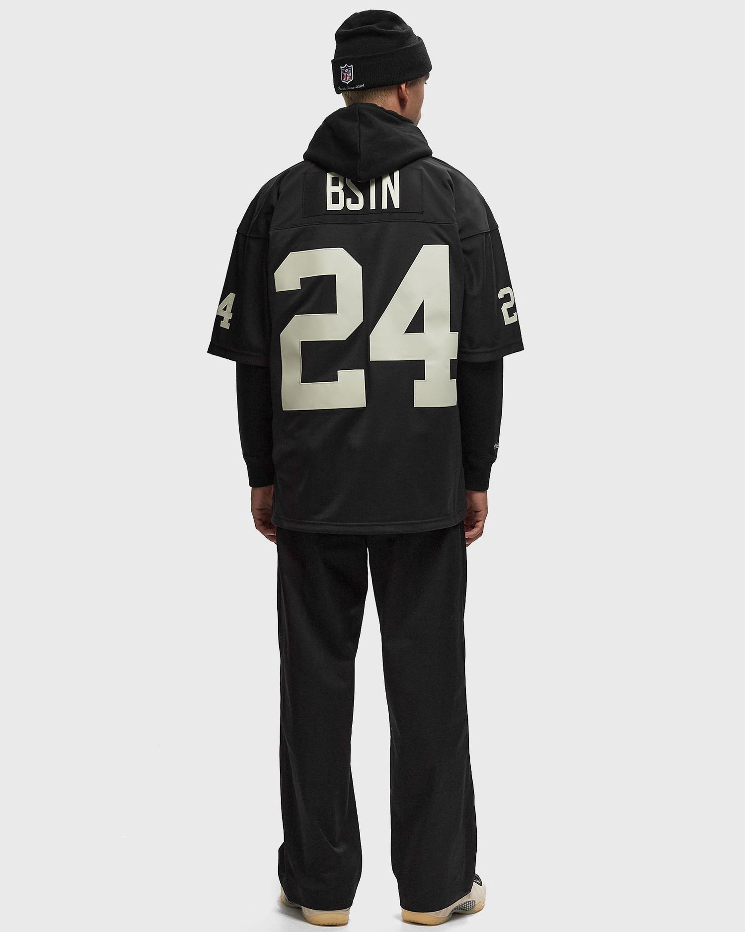 Фланелка Mitchell & Ness Jersey XXL Черно | JY11598-MNNBLCK, 1