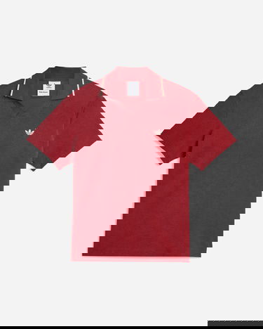 Поло тениска adidas Originals Wales Bonner Terry Polo Shirt Червено | JW1122, 1
