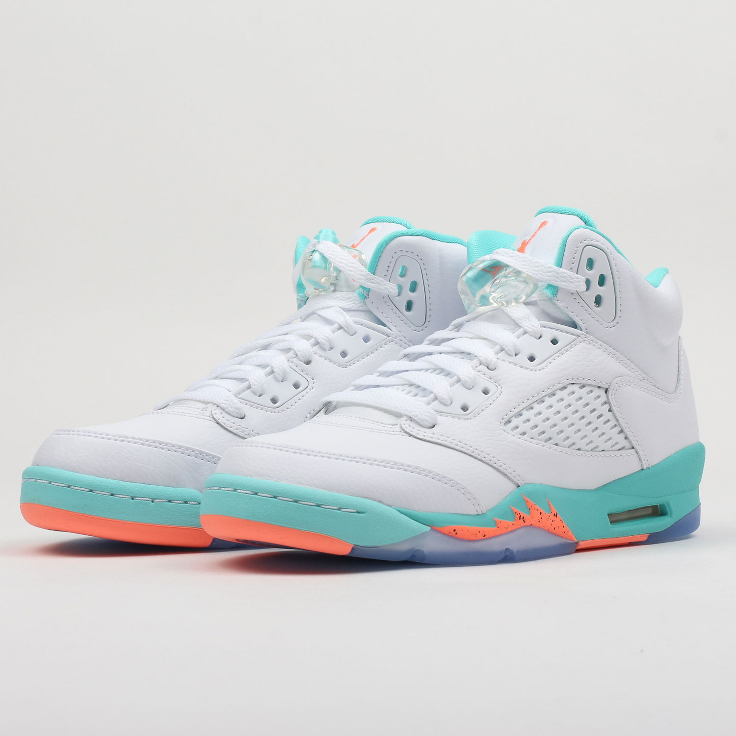Кецове и обувки Jordan Air Jordan 5 Retro "Light Aqua" GS Бяло | 440892-100, 1