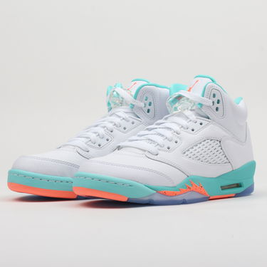 Кецове и обувки Jordan Air Jordan 5 Retro "Light Aqua" GS Бяло | 440892-100, 1
